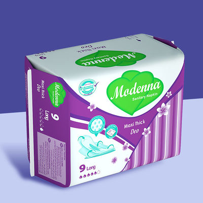 Un buon prezzo. Cuscinetti sanitari 100% del tovagliolo sanitario del cotone amichevole eliminabile organico naturale di Eco in linea