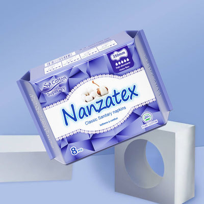 Un buon prezzo. Donna Servizi igienici con super assorbente superficie di cotone puro OEM donna sanitario Pad produttore in linea
