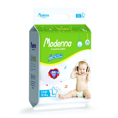 Un buon prezzo. Colore stampato assorbente eccellente dei nastri magici eliminabili naturali dei pannolini del bambino in linea