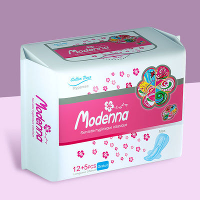 Un buon prezzo. Stile non tessuto sanitario eliminabile assorbente eccellente di strato del cotone del tovagliolo per le donne in linea