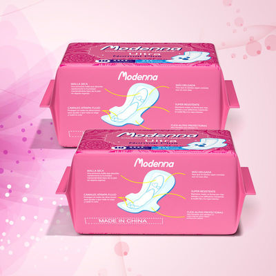 Cuscinetti sanitari comodi ISO9001 di igiene del cotone femminile eliminabile dei prodotti