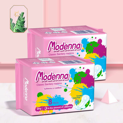 Di periodo delle signore pasta di cellulosa il tovagliolo sanitario Maxi Pad With Wings eliminabile ultra sottile