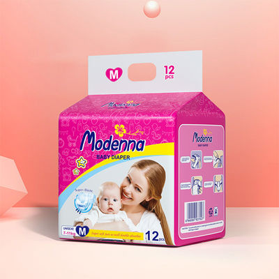 La morbidezza eliminabile amichevole della stampa a colori del pannolino del bambino della pelle tira sui pannolini di notte