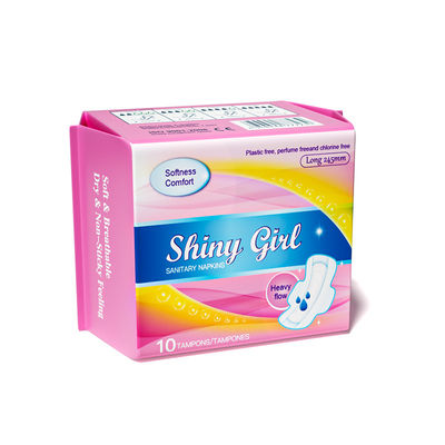 Un buon prezzo. Pad sanitari giornalieri da 10 pollici con eccellente capacità per il massimo comfort in linea