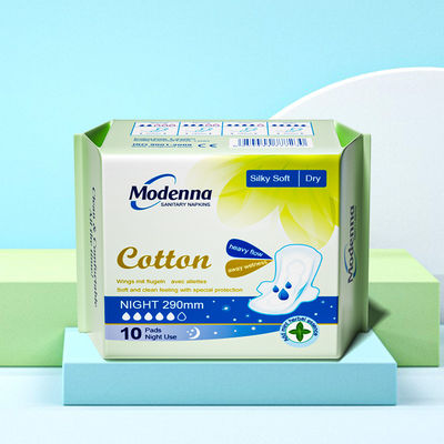 Un buon prezzo. Servitaio sanitario spessore 100 Pad femminile certificato cotone Organico pad femminile per flusso pesante in linea