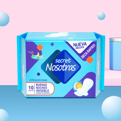 Un buon prezzo. Nuovo disegno campioni gratuiti usa e getta notte uso lungo 285mm sanitari pad per le donne sanitari tovagliolo in linea