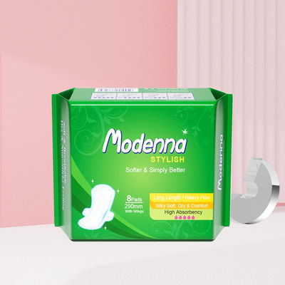 Un buon prezzo. Pad per donne di marca cinese Super assorbente pannolino sanitario per uso notturno in linea