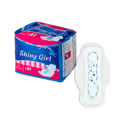 Un buon prezzo. Bello Disegno di stampa Blu Per Donne Pad sanitari alati Per Ragazze Servizi sanitari Pad sanitari in linea