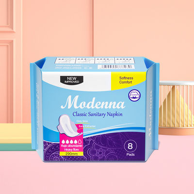 Un buon prezzo. OEM nome di marca blu chip pad sanitari pad donna tovagliolo produttore in Cina in linea