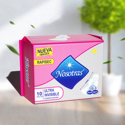 Un buon prezzo. Servizio sanitario a marchio privato super assorbente ultra sottile asciugamano sanitario di superficie confortevole tovagliolo sanitario con ali in linea