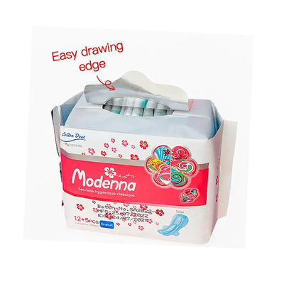 Super morbido Maxi 290mm cuscinetti igienici facile da tirare adesivo imballaggio con profumo