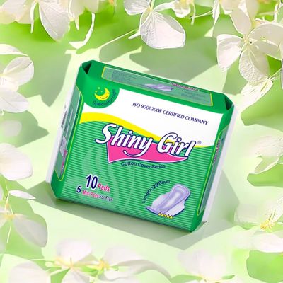 Un buon prezzo. Pad sanitari per uso notturno di cotone con logo personalizzato in linea