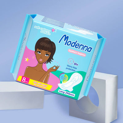 Un buon prezzo. Uso notturno Servizi igienici Extra lunghi Naturalmente Pad per donne Soft Fell in linea