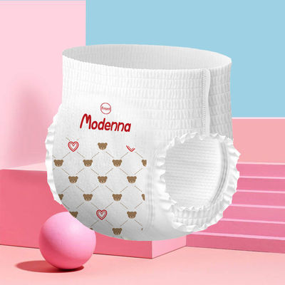 2025 Grade Disposable Baby Nappy High Absorption Pull-Up Training Diaper XXL Size USA Pulpa di pelliccia Giappone SAP