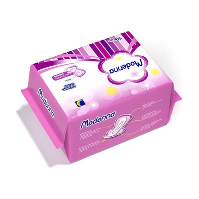Un buon prezzo. Factory Direct Price Wholesale Ultra Soft 100% Cotton Menstrual Pads Women Wearing Sanitary Napkins in linea